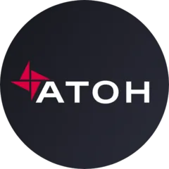 Логотип компании АТОН